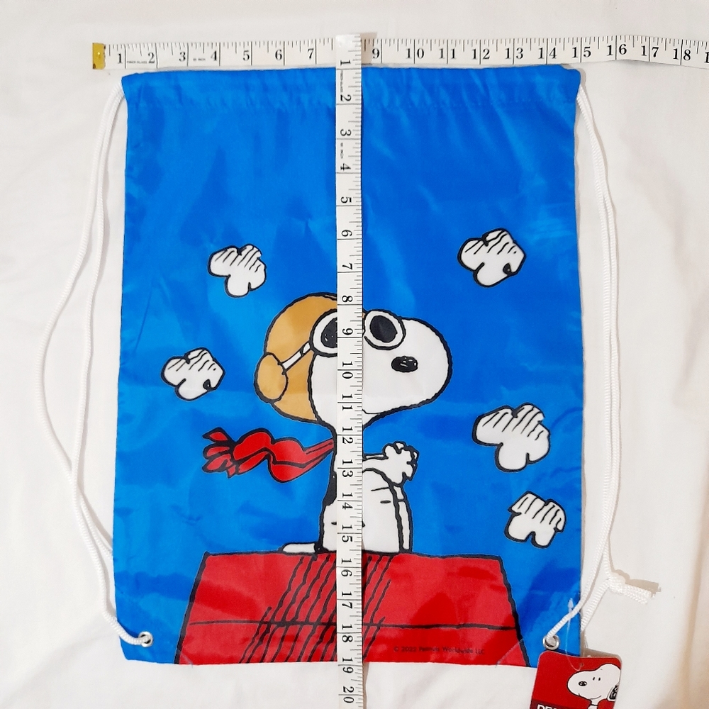 ● Peanuts | Snoppy Drawstring Back Pack - Picture 10 of 11